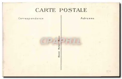 Rouen — Widok z Przystani i Seiny — Marcel Rattier, Rouen — Rewers