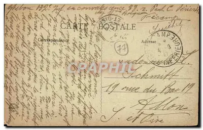 Fécamp — Ogólny widok z kaplicy N.-D. du Salut — L. J. (Le Littoral) — Rewers