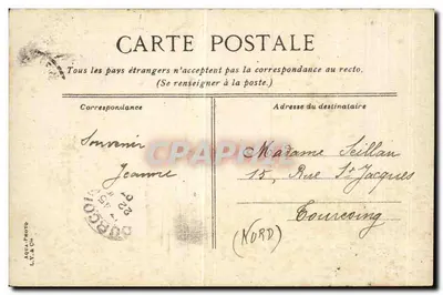 LE HAVRE - Farary Hève — Wydawca A. Foucchard, nr 10 — Rewers