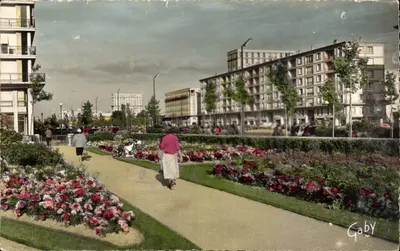 Le Havre — Avenida Foch vista do Square Saint-Roch — Éditions Gaby