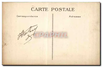 Le Havre. De Mole, een dag van storm — G. P., Le Havre, n°221 — Achterkant