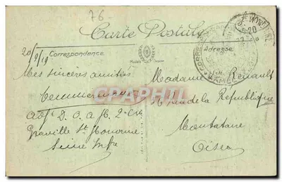 Le Havre — El Fuerte de Tournville y la Rue de l'Abbaye — LL. — n° 670 — Reverso