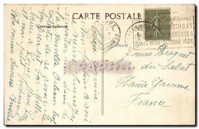 Embarcação a vela — Le Havre — G. F., Le Havre — Verso