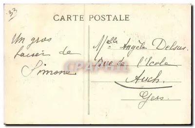 Bordeaux — Allées de Tourny — A.H. 25 — Achterkant