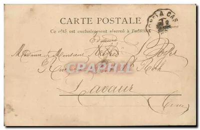 Kościół św. Krzyża — Bordeaux — B. & J. D. 104754 — Rewers