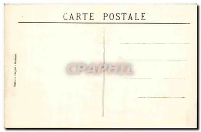 Bordeaux — O Cours du XXX-Juillet e a Coluna dos Girondins — Michel & Forgeot — Verso