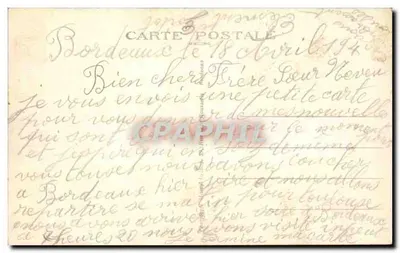 Bordeaux — La Mairie — M.D. — Editor M.D. n° 410 — Reverso