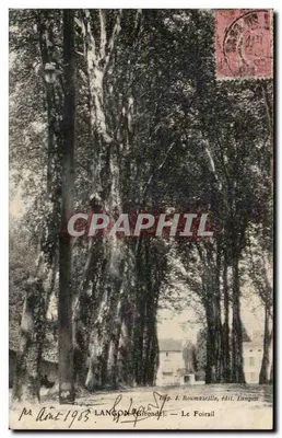 Langon (Roironde) — Le Foirail — Imp. J. Roumazelle, edit. Langon