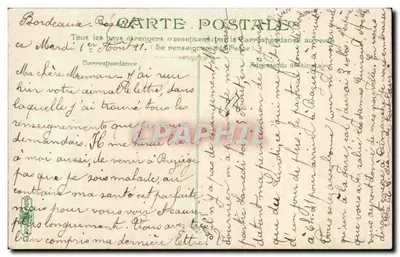 Cordes-sur-Ciel — Katedra Najświętszego Serca Pana — Wydawca: C. 1946 — Rewers