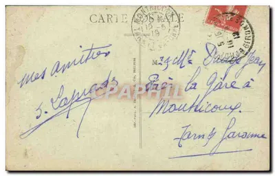 Bordeaux — Plac Quinconces — A. H. 9 — Rewers
