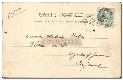 Cussac (Médoc) — Castelo La Chesnaye-Sainte-Gemme — Henry Guillier, 31, 42 bis e 44, rue Founeuve, Libourne — Verso