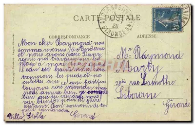 A Côte d'Argenl — ANDERNOS-les-BAINS (Bassin d'Arcachon) — A Praia e o Bassin em um dia de Regatas — Verso