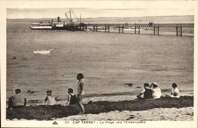 Cap Ferret — A Praia em direção ao Embarcadère — Arts Photographique de Strasbourg