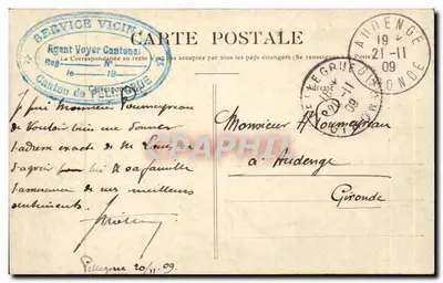 Castelo de Boirac — Entre-deux-Mers (Gironde) — Henry Guillier, 31, 42 bis et 44, rue Fonneuve — Verso