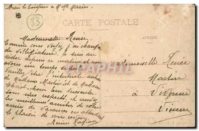 Zamek Desmirail — Margaux (Médoc) — Henry Gaillier, ulica Fonneuve — Rewers