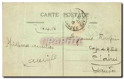 Bordeaux — Grupa Północna Pomnika Girondyn i Aleje Orléans — Marcel Debory, fotograf z Bordeaux, nr 538 — Rewers