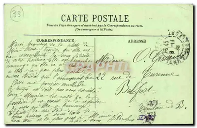 Bordeaux — Fontanna i Plac Komedii — LL. — Rewers