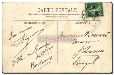 Bordeaux — As Colunas Rostrais — LL. n°140 — Verso