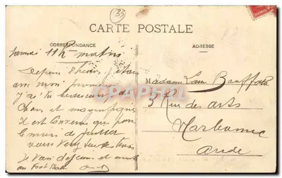 Bordeaux — Allées de Tourny e Cours du XXX Juillet — M. D. — Verso