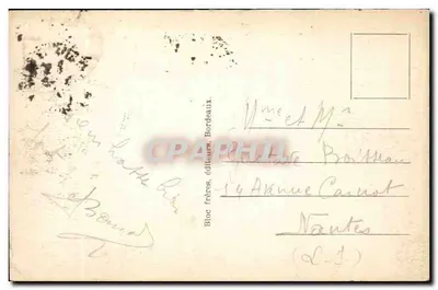 Bordeaux - Widok ulicy Intendance — BR. — Fotografia SERVAN — Rewers