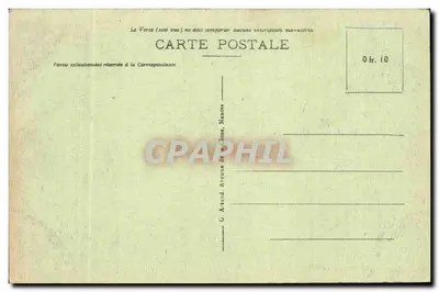 Bordeaux - Place Richelieu — widok placu z fontanną i tramwajem — wydawca G. Artaud, Nantes, nr 198 — Rewers