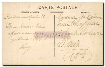 Bordeaux — Kościół św. Michała — N.G. wydawca — Rewers