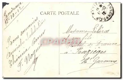Bordeaux - Chiesa di San Michele — A.H. 14 — editore A.H. 14 — Verso