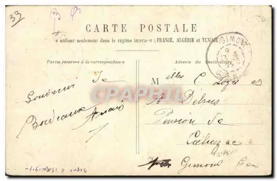 Bordeaux — Plac Komedii — Cours du XXX Juillet — Rewers