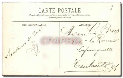 Bordeaux — De Kathedraal — De Pijlers — LL — Achterkant