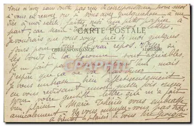 LANGON (Gironde) — Brzegi Garonne — Bronnecia Beutrean, Gauzan (Gironde) B.G.L. — Rewers