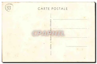 Langon (Gironde) — As Alées Maubec — Edição A. Gandreau — Verso