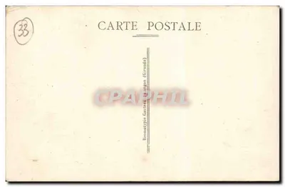 Langon (Gironde) — Allées Maubec — Bromotype Gautret — Rewers