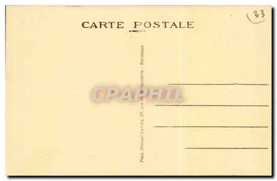 Léognan (Gironde) — Castello Nuovo (Cassa dipartimentale delle Assicurazioni Sociali) — M. D. — Verso