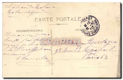 Talence — Castelo Thouars — editor não identificado, n° de série 16 — Verso