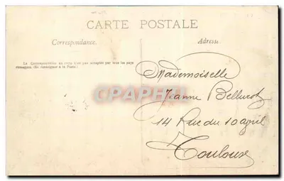 Mérignac (Gironde) — Castelo do Pavillon — Libourne, Henri Guillain, Editor, n°5885 — Verso