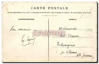Langon (Gironde) — Pont do Caminho de Ferro sobre a Garonne (Linha de Bordeaux a Cetée) — Imp. J. Hoummazaille, edit. Langon — Verso