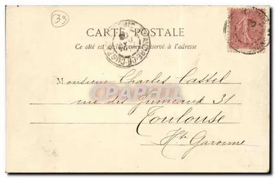 St-André-de-Cubzac — Castello del Bouilh — Editore Henry Guillier, 31, 42 bis e 44, rue Founeuve, Libourne — Verso