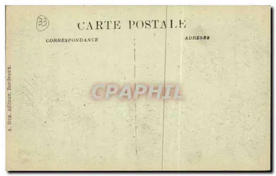 Campo de Souges (Gironde) — Refeição dos Oficiais — A.H. 22 — Verso