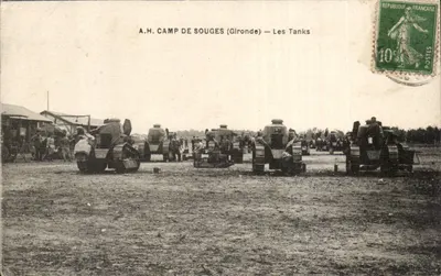 Camp de Souges (Gironde) — Les Tanks — A.H. Hue