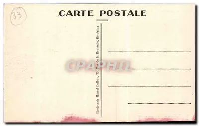 Military Camp of SOUGE (Gironde) — The Sausage — Phototypie Marcel Delboy, Bordeaux — Back