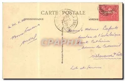 Bazas (Gironde) — Algemene uitzicht — Uitgever Bromatypie Gaultreau, n° 3253 — Achterkant