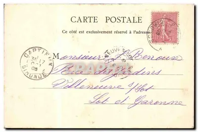 Le Bazadais - O Ponte de la Trave — Sully Petit Edit. Bazas — Verso