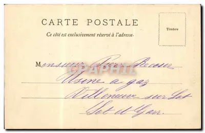 Bazas — Kolegium, Dziedziniec Honorowy — Sully Petit fils, wydawca-księgarnia, n°18 — Rewers