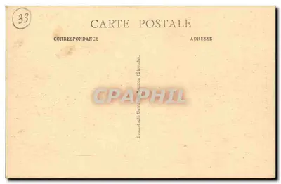 Bazas (Gironde) — Hotel de Ville — F. Beas, Drukarnia, Bazas — Rewers
