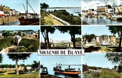 Blaye — Lembrança de Blaye — L. Chalagneau, 92, rue Victor Hugo, Bordeaux