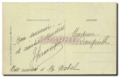 Bazas (Gironde) — Plac Katedry — J. Bouy, Wyd., Bazas — Rewers