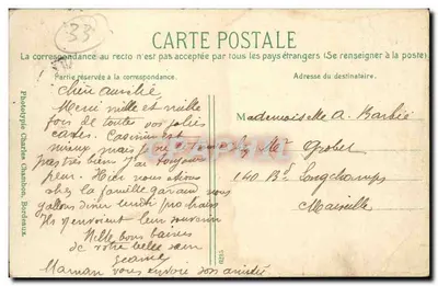 Bordeaux — Katedra św. Andrzeja — C C wyd. — Rewers