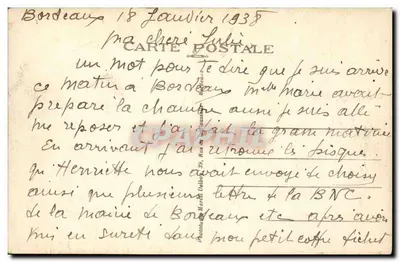 Bordeaux — Stacja Świętego Jana — M. D. — Rewers