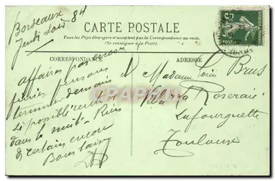 Bordeaux — Duży Teatr — LL. n°43 — Rewers