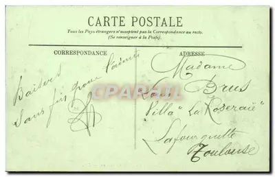 Bordeaux — Cours du Trente-Juillet i Allées de Tourny — LL. 166 — Rewers